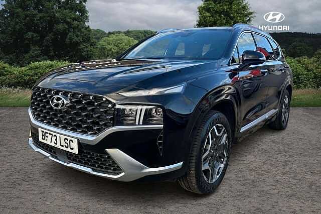 Hyundai SANTA FE 1.6 TGDi Plug-in Hybrid Ultimate 5dr 4WD Auto Black